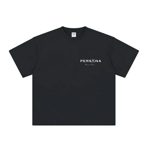 Founder's Lilac T Shirt - Black