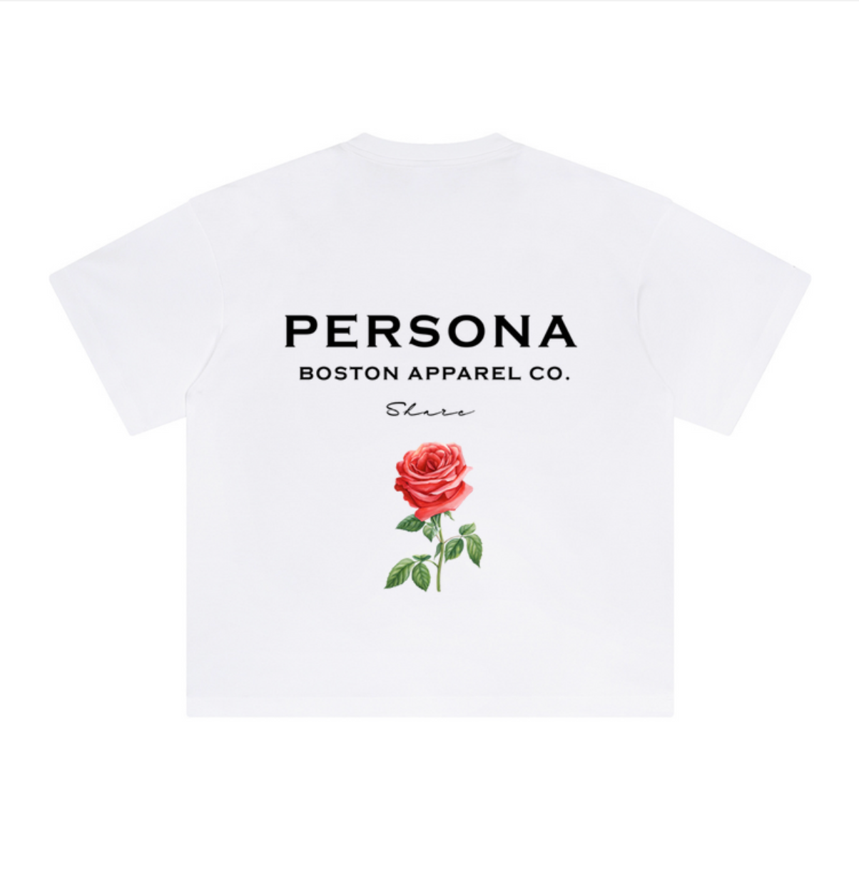 Founder's Rose T Shirt - White